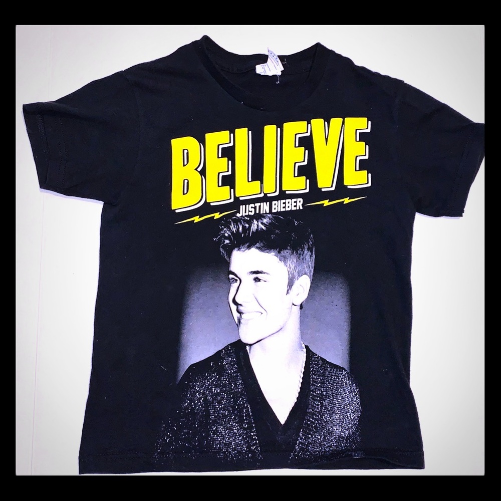 Vintage Kids Justin Bieber 2013 Tour Tee